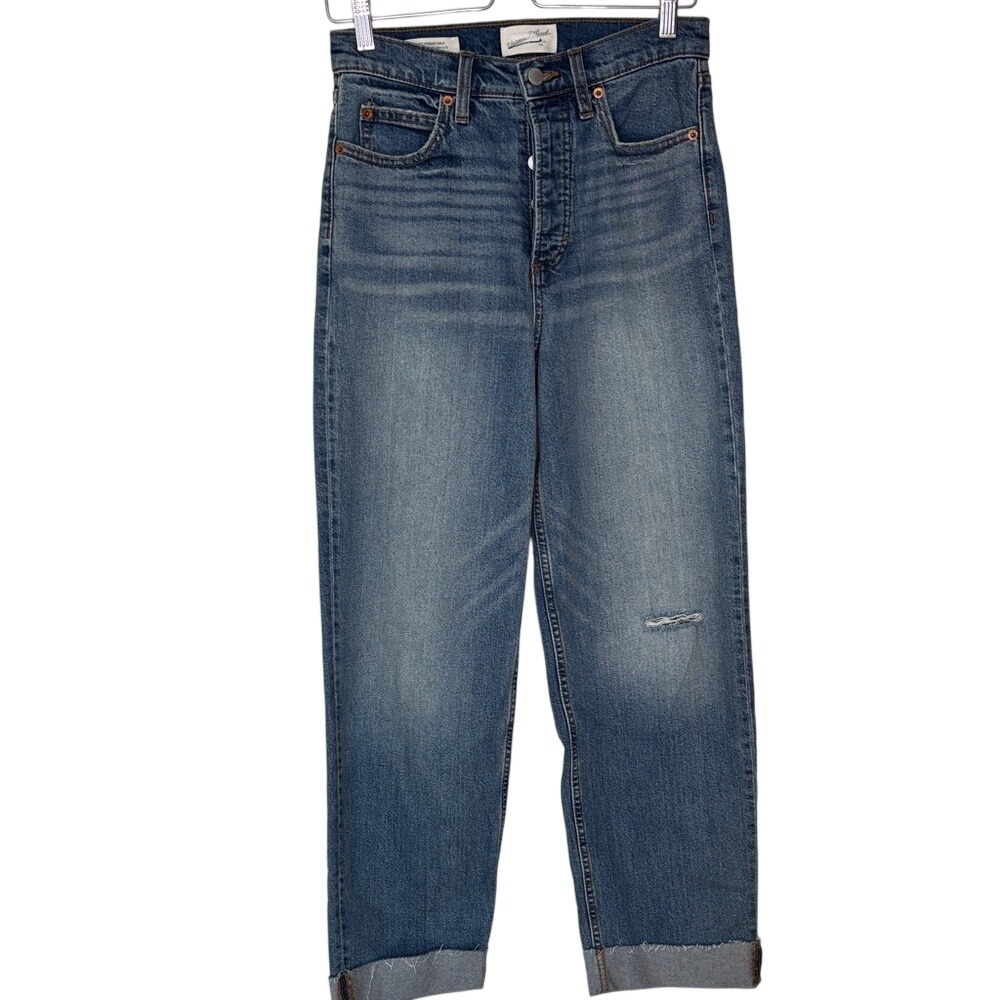 Universal Thread "Highest Straight Ankle" Blue Cu… - image 1